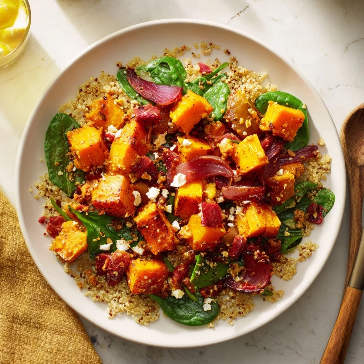 Golden Honey-Roasted Squash Bowl