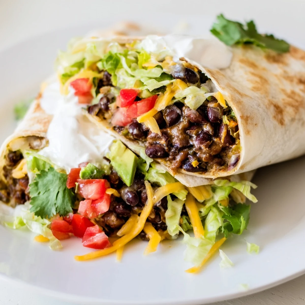 Smoky Black Bean Burrito