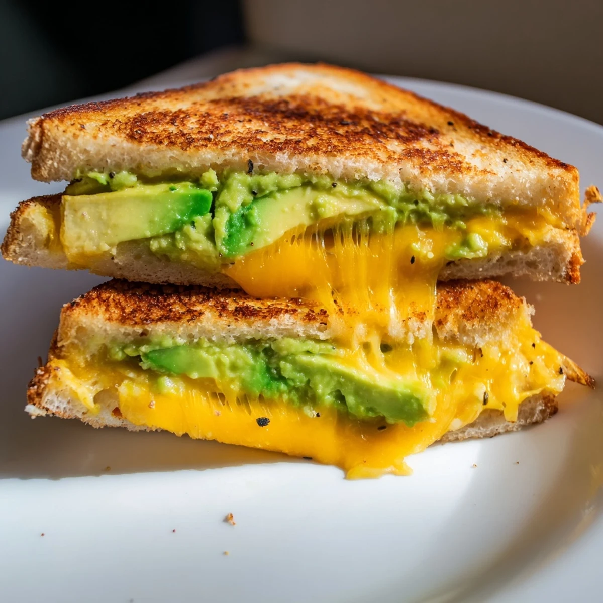 Golden, melty Avocado Toast Grilled Cheese, perfectly crafted with sourdough and creamy avocado filling.