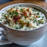 Creamy Potato Soup with Cabbage