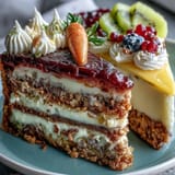 Easter Dessert Carrot Pavlova Lemon