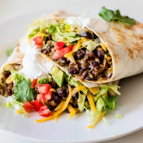 Smoky Black Bean Burrito