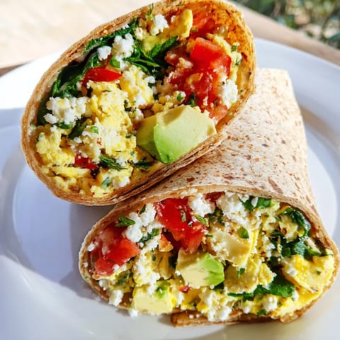 Feta Egg Wrap