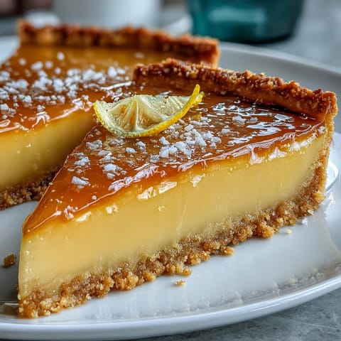Bright Lemon Curd Spring Tart bursting with tangy filling and edible flowers.