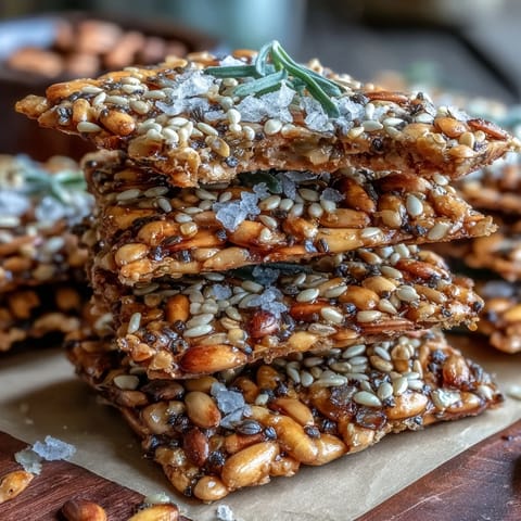 Golden homemade seed crackers, perfectly baked and ready for dipping.