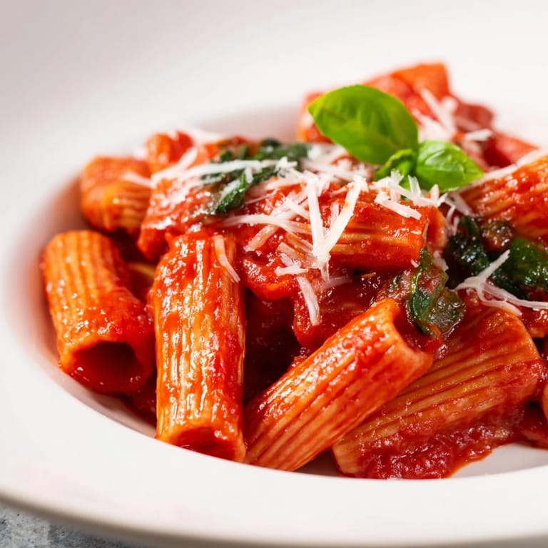 Hearty and smooth, this Hidden Veggie Tomato Pasta Sauce simmers with spinach, carrots, and zucchini, ready to coat al dente pasta for a comforting Italian-inspired dinner.