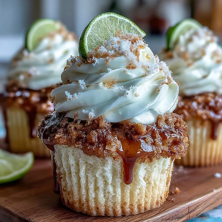 Moist vanilla cupcakes drenched in condensed, evaporated, and whole milk, finished with airy whipped cream.