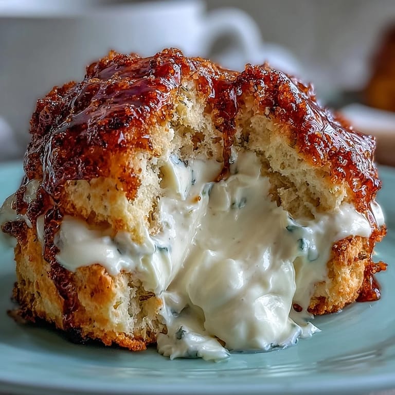 Tender scones infused with floral dandelion honey, served with a generous dollop of rich clotted cream.  