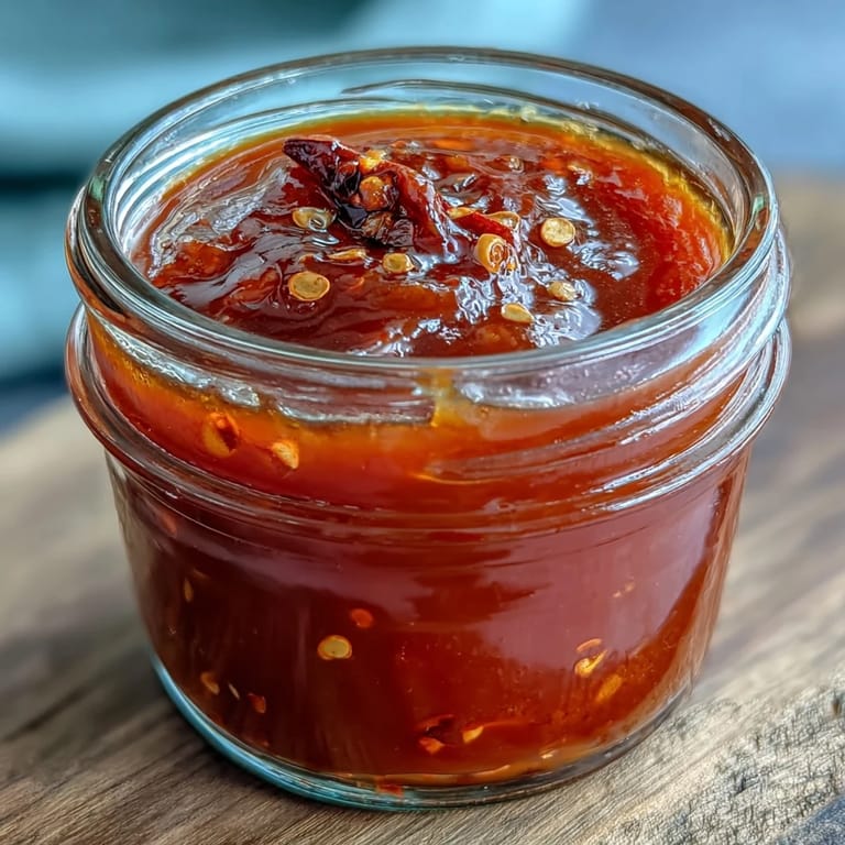 Tangy, homemade fermented hot sauce showcasing a week's worth of spicy, complex flavors.