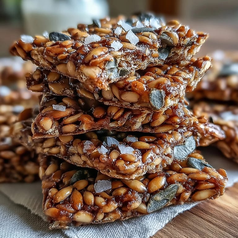 Wholesome homemade seed crackers, a gluten-free snack with a satisfying crunch.